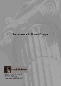 Renaissance in Noord-Europa - Posterheide Brabant Infocentrum