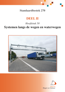 DEEL II Systemen langs de wegen en waterwegen