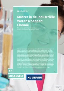 Master in de Industriële Wetenschappen: Chemie