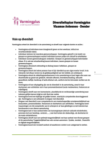 Visie op diversiteit  - Vormingplus Vlaamse Ardennen