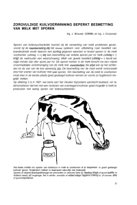 zorgvuldige kuilvoerwinning beperkt besmetting van melk met sporen