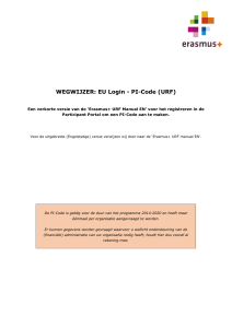 WEGWIJZER: EU Login - PI-Code