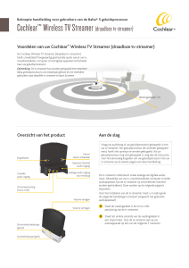 Cochlear™Wireless TV Streamer(draadloze tv