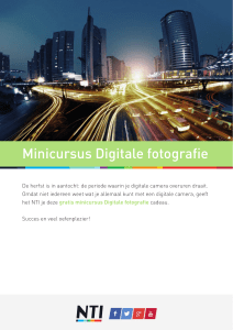 Minicursus Digitale fotografie