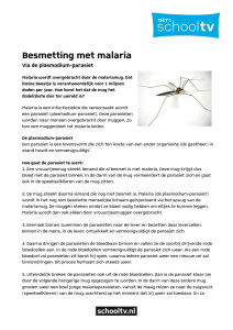 Besmetting met malaria