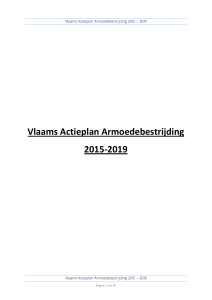 Vlaams Actieplan Armoedebestrijding 2015 – 2019