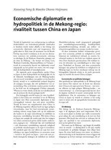 Economische diplomatie en hydropolitiek in de Mekong