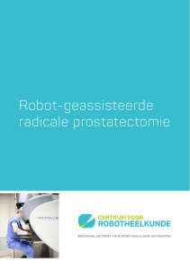 Robot-geassisteerde radicale prostatectomie