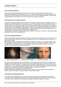 Alopecia areata (patientenfolder)