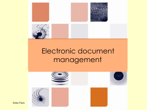 Wat is een Electronic Document Management Systeem (EDMS)?