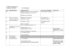 JAARPLANNER KLAS 1