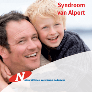 Syndroom van Alport - Nierpatiënten Vereniging Nederland