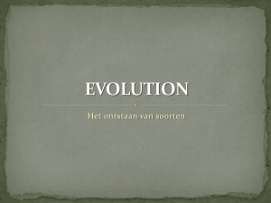 evolution - Kiwi Biologie