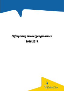 Cijfergeving en overgangsnormen 2016-2017