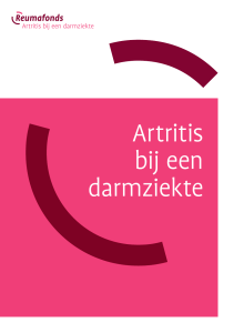 Artritis bij een darmziekte