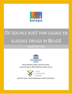 de sociale kost van legale en illegale drugs in belgië