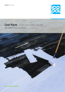Cool Paint - Een cool dak houdt de warmte buiten