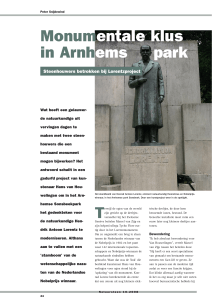 Monumentale klus in Arnhems park