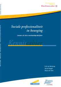 Sociale professionaliteit in beweging - Verwey