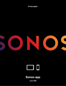 Sonos-app voor iOS