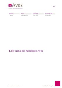 4.2 | Financieel handboek Aves