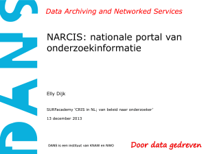 NARCIS: nationale portal van onderzoekinformatie