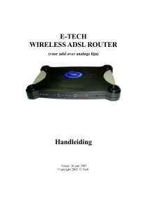 E-Tech router - e