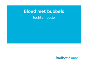 Bloed met bubbels
