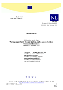 8-9.XII.2005 RAAD VAN DE EUROPESE UNIE NL C/05/336 Brussel