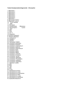 Testset Blutparasiten/ Degeneration – 69 ampullen