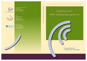 Implementatie VMS Veiligheidsprogramma: evaluatieonderzoek in