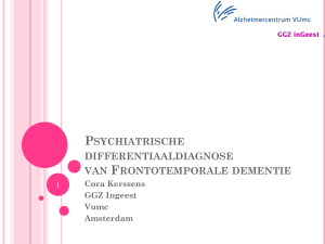 Psychiatrische differentiaaldiagnose van FTD