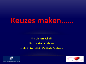 Martin Jan Schalij Hartcentrum Leiden Leids Universitair Medisch