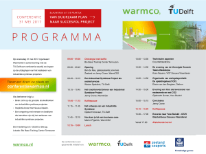 Programma Conferentie Warmco 2017
