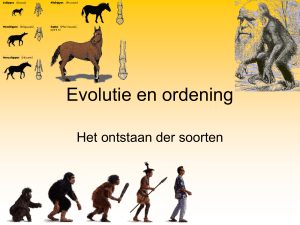 Evolutie en ordening