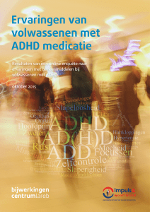 Ervaringen van volwassenen met ADHD medicatie