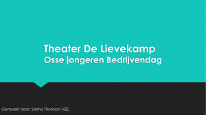 Bedrijf Theater De Lievekamp