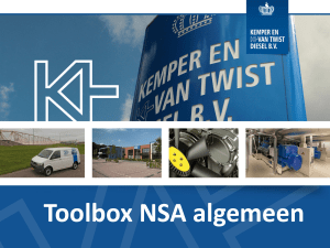 Toolbox NSA algemeen - Kemper en Van Twist