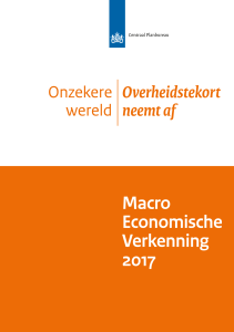 Macro Economische Verkenning (MEV) 2017