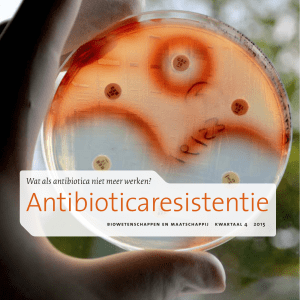Biocahier Antibioticaresistentie