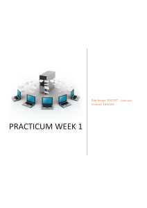 practicum week 1
