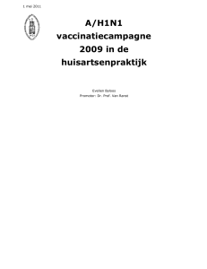 A/H1N1 vaccinatiecampagne 2009 in de