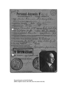 Personal-Ausweis van André De Muylder.