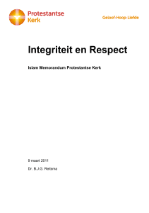 Integriteit en Respect