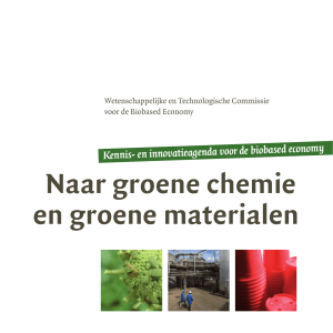 Naar groene chemie en groene materialen