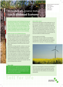 De bodem als groene motor van de Biobased Economy
