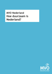Hoe duurzaam is Nederland?
