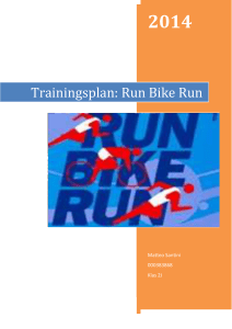 Trainingsplan: Run Bike Run