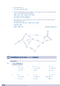 Vergelijkingen van de vorm x + a = b oplossen G32