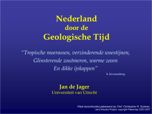 LWL-Nederland door de geologische tijd Leiden